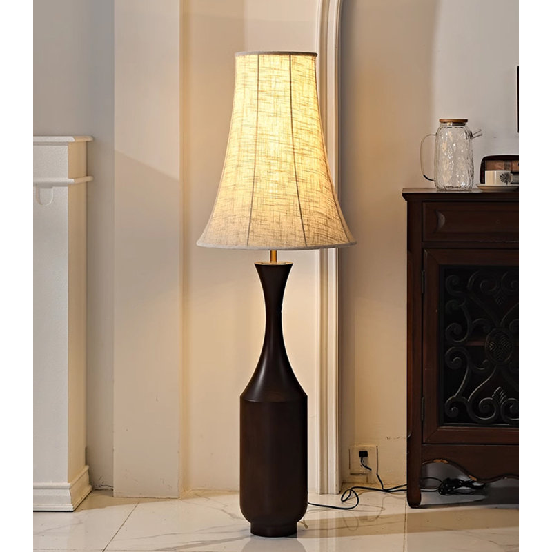 Lampe sur pied silhouette rétro