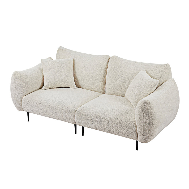 Oversized Loveseat Sofa With Pillows