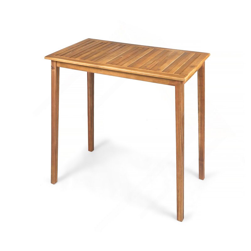 Rectangular Outdoor Bar Table ,, Teak