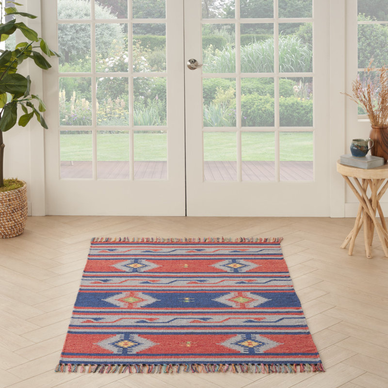 Huntingburg Southwestern Indoor Rug, Rectangle 3'6" x 5'6"