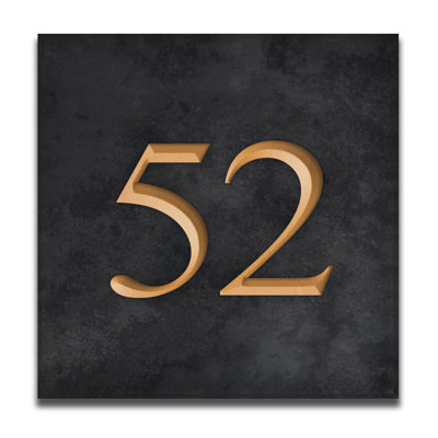 Velia 17.78cm H Stone House Number