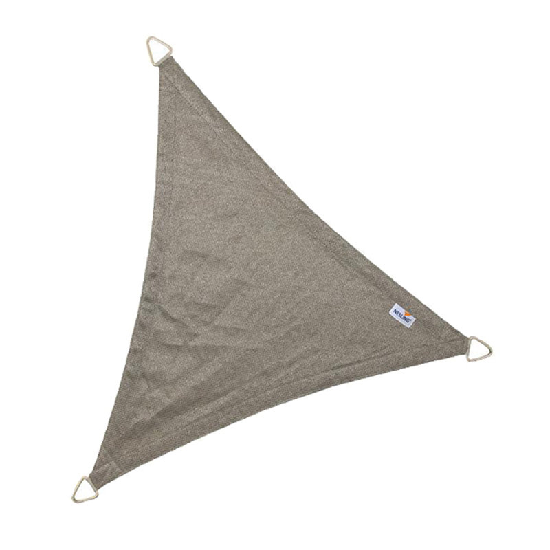 Barnys 3.6m x 3.6m Triangle Shade Sail, Grey