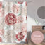 Taie d'oreiller pour le corps Peony Floral Garden rose et ivoire par Sweet Jojo Designs