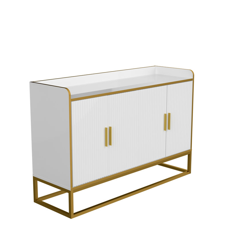 Armoire de rangement polyvalente en MDF de style moderne pour le salon et la cuisine