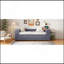 Lit simple tapissier avec rangement et lit gigogne simple, ports de chargement USB, velours français
