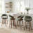 Providence Upholstered Swivel Counter Stool-123200616