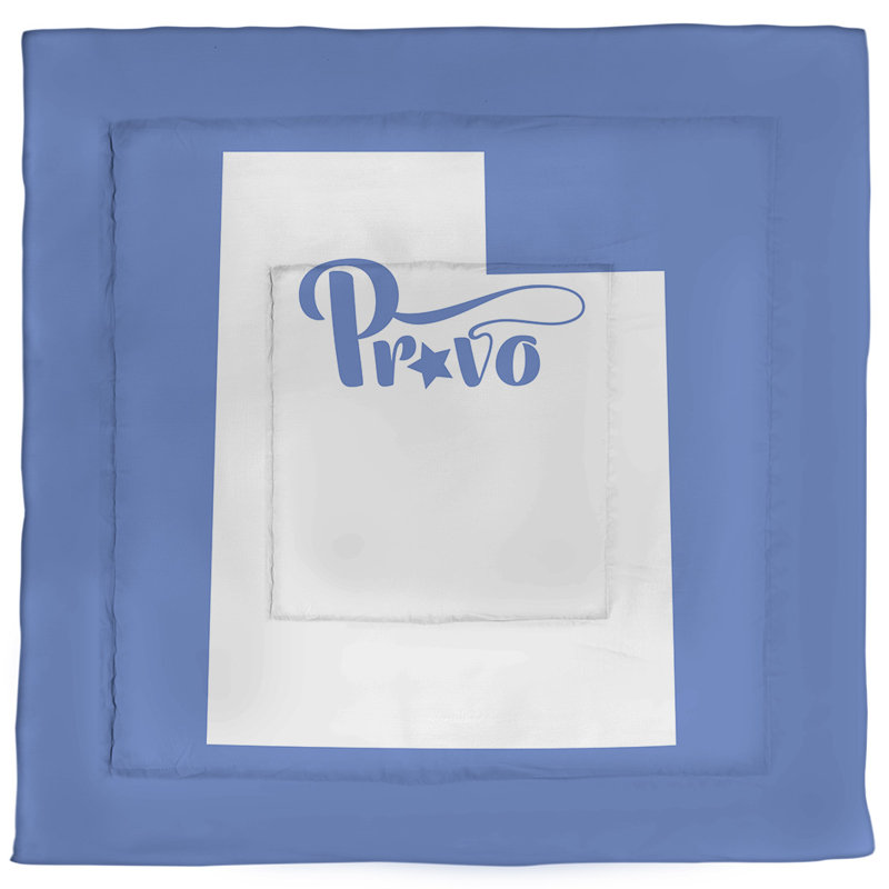 Utah Polyester Comforter, Twin XL Comforter, Blue