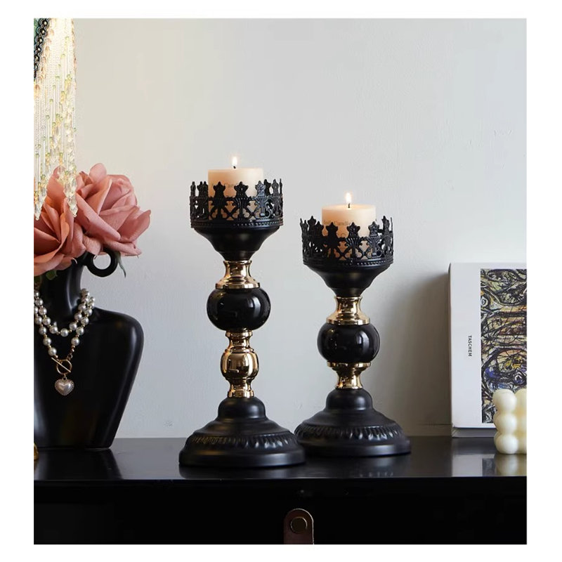 Bougeoir de table en verre 12,6 po H