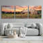 Epic Art «Sunset in the Valley» par Lori Deiter, verre acrylique Wal Art-101998137