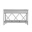 54'' Wide 3 Drawer Rattan Wood Sideboard-50119553