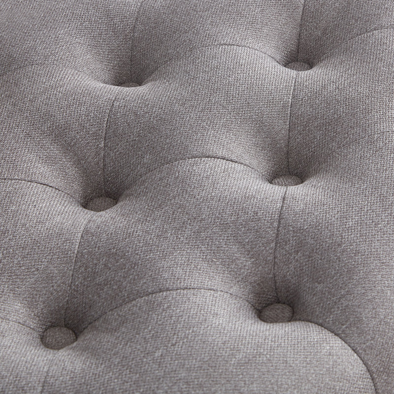 Banc de rangement Ashtin, Gris