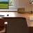 Nut-brown L-Shaped Solid Wood writing desk-118509563-118509566