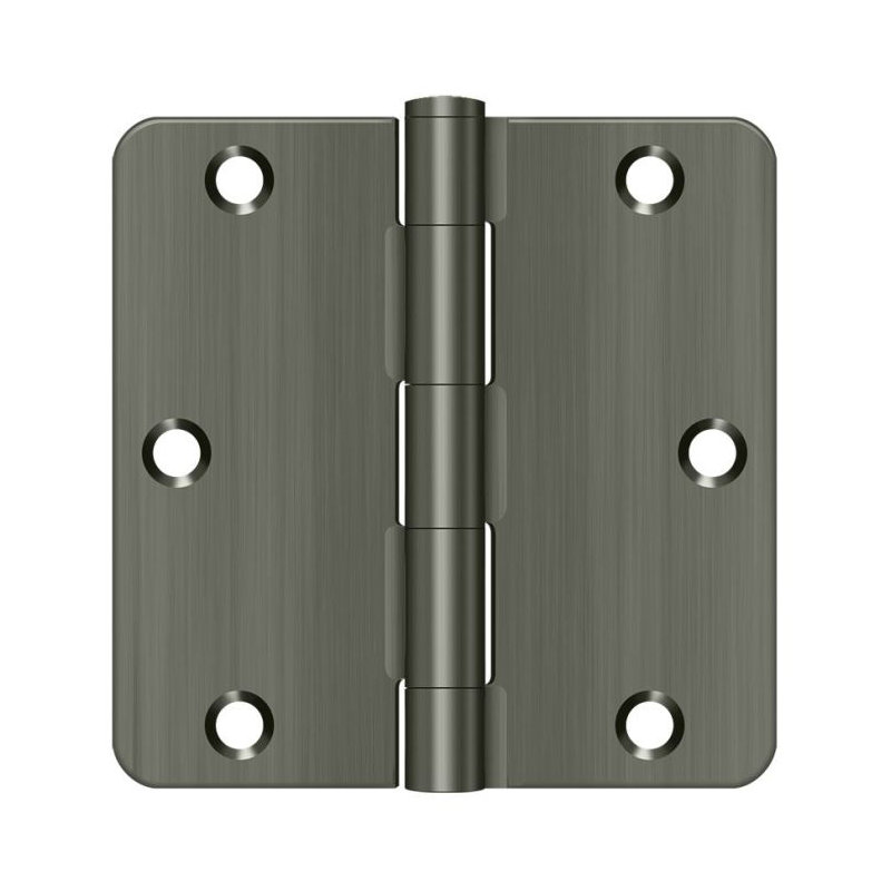 Steel Hinge, Antique Nickel
