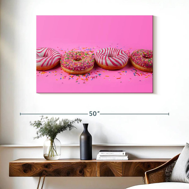 Beignets roses pastel Yarlin, H 26 po x l 39 po