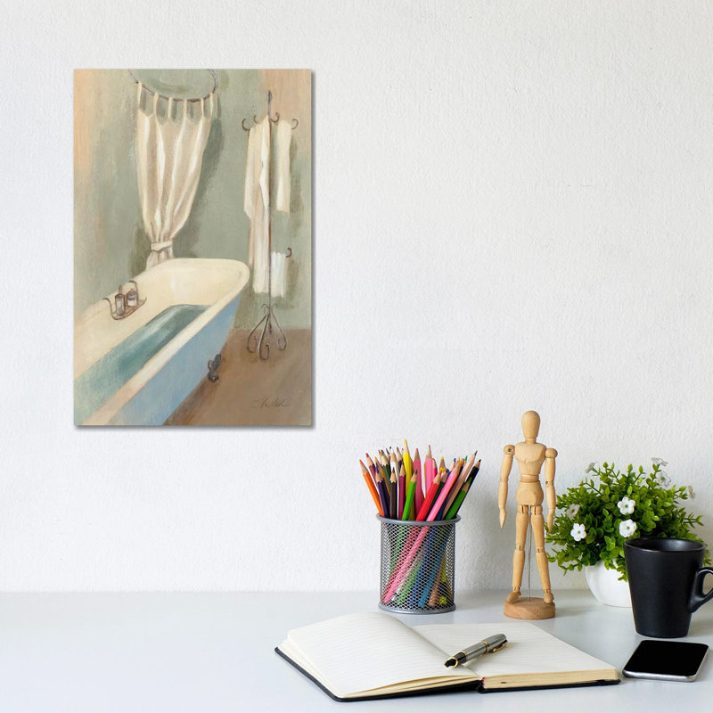 «Steam Bath III» par Silvia Vassileva, reproduction d'art, H 12 po x l 8 po x P 0,75 po, Toile tendue, Aucun mat