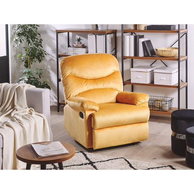 Whitford 85cm Wide Velvet Glider Standard Recliner