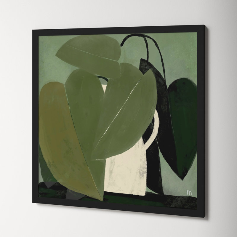 Green On Green by StudioM, 44" H x 44" W x 1.25" D, Black