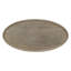 Table basse ovale avec tablette