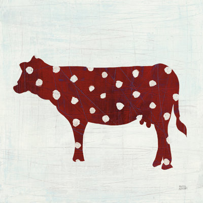 Modern Americana Farm IV on White by Melissa Averinos - 1 Piece Wrapped Canvas Wall Art