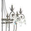 Lustre empire de style bougie à 8 lumières avec détails en cristal Jatorria