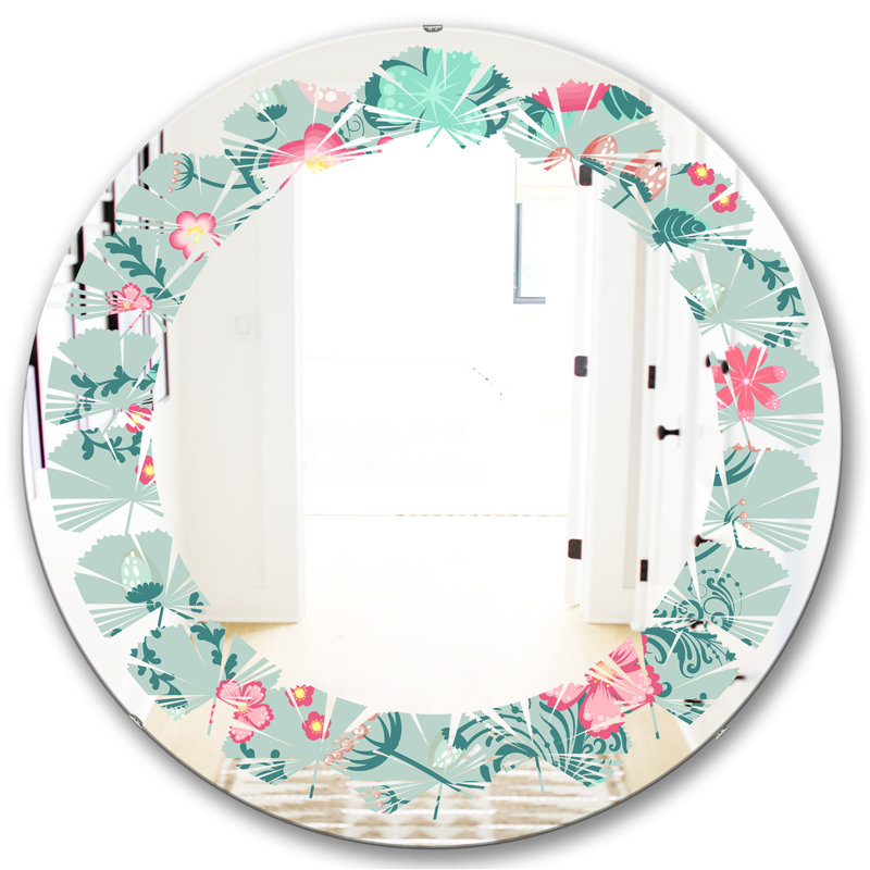Miroir mural Leaves Spring, H 31,5 po x l po