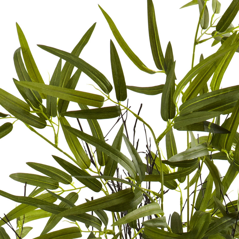 Bambou artificiel en pot, H 48 po x l 29 po x P 29 po / 575 feuilles
