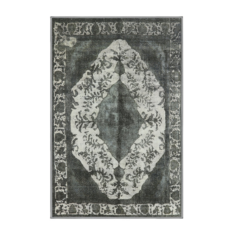 Oriental Indoor Rug, Rectangle 7' x 9'