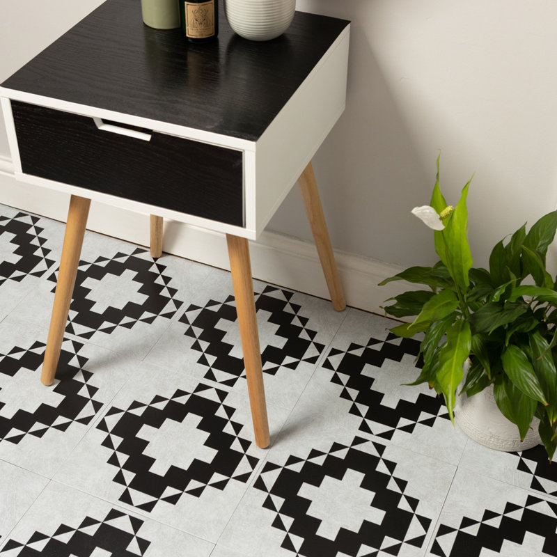 Verlaine 30 x 30cm PVC Tile in Grey