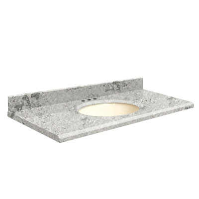 49'' Stone Single Bathroom Vanity Top with Sink
