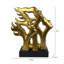 Azaylea 3 Faces Sculpture Statue for Living Room, Modern Accents Home Decor Dining Table Decor