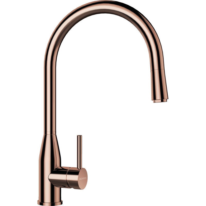 Schock Single Lever Monobloc Tap, Copper
