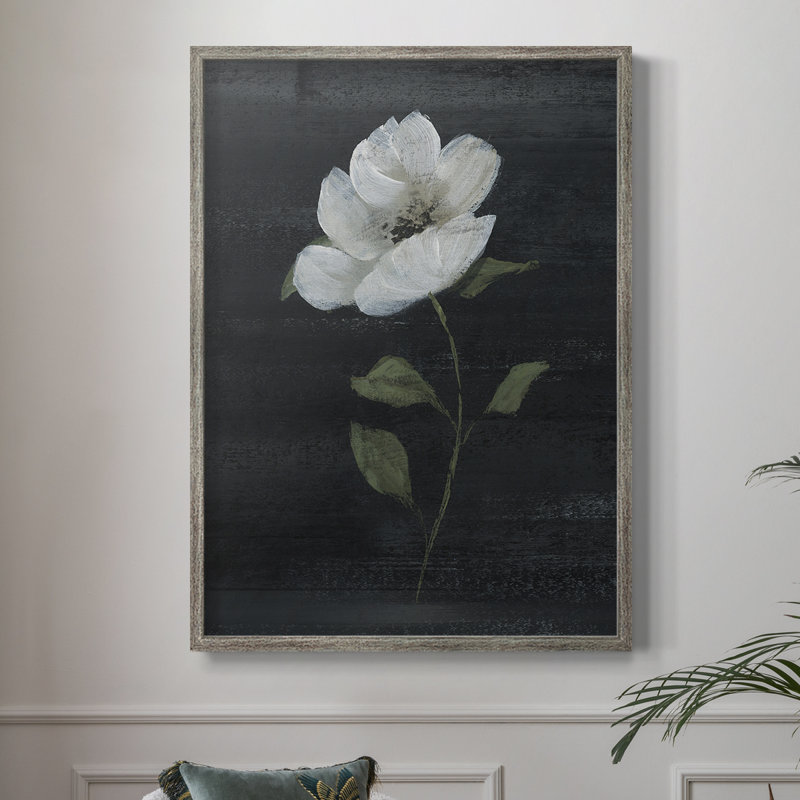 Country Botanical II, reproduction encadrée - bois massif, H 30 po x l 24 po