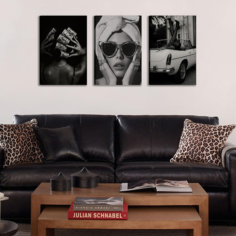 3 Piece Wrapped Canvas Print, 60 cm H x 40 cm W