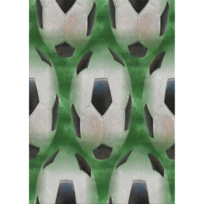 Tapis de la zone verte en laine touffeté à la main Cordle