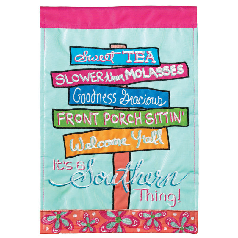 Double Sided Polyester Garden Flag, 18" H x 13" W