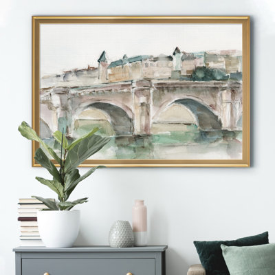 «Watercolor Arch Study VI», peinture sur toile encadrée