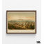Vue de San Francisco Seaports of America 1860, San Francisco Wall Decor, impression de photo de la ville de Californie, encadrée ancienne CA State Decor