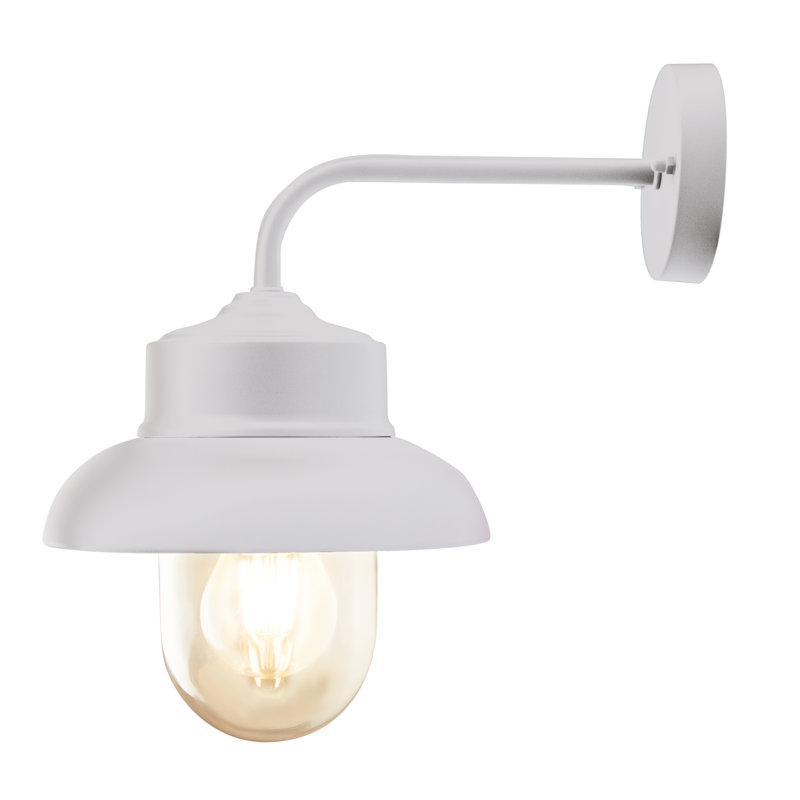 Gordan 27cm H Outdoor Barn Light, Grey