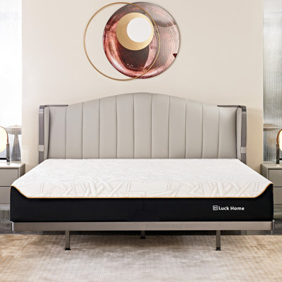 Luck Home 10-inch Ice Silk Cooling Gel Mattress (with Ventilated MDI Memory Foam)