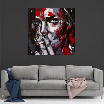 «Contour Of The Sin», art mural en verre acrylique