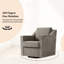 Upholstered Swivel Armchair-665445164