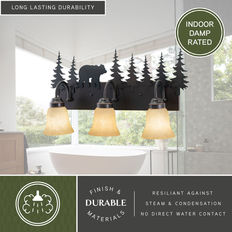 Homar 3 - Light Dimmable Vanity Light, Bear