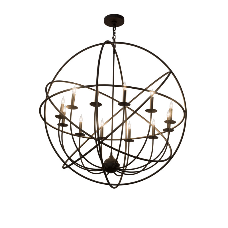 Shamanda 12 - Light Dimmable Globe Chandelier