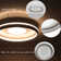 Florence Modern Led Flush Mount Ceiling Light With Remote Control