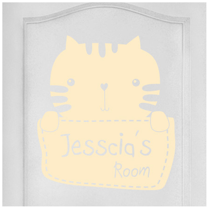 Animals Wall Decal, Beige