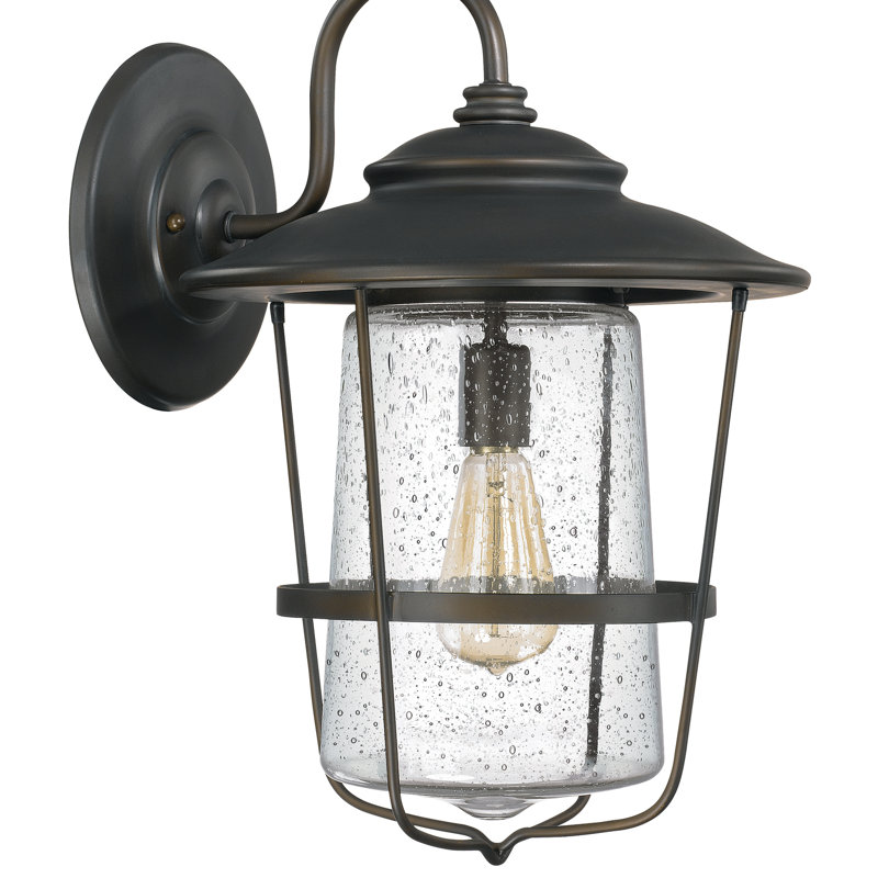 Wall Light, 13"W X 18.5"H X 14.5"D, Bronze