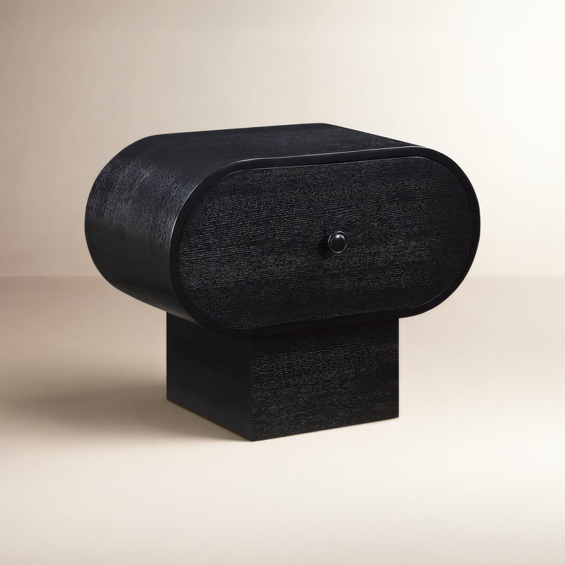 Table de chevet Harlow, Noir