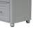 Multifunctional Bathroom Storage Cabinet, Grey Mdf With Adjustable Shelves And Drawers