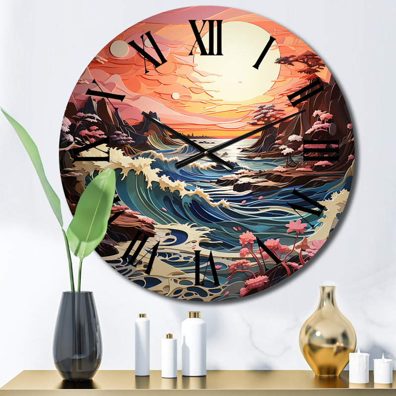 Clowie - Horloge murale nautique et de plage, Petit