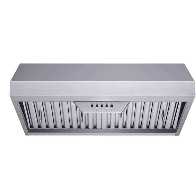  30" Ducted Under Cabinet Range Hood, Stainless Steel